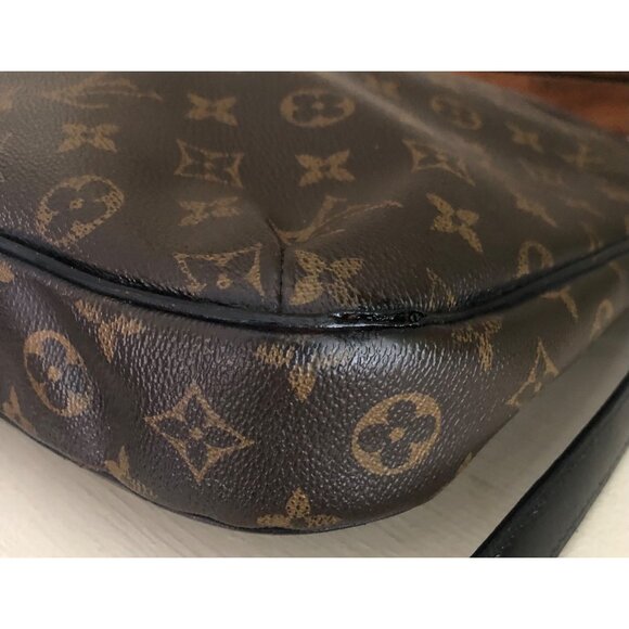 LOUIS VUITTON Bag Authentic Monogram Canvas Odeon PM Messenger Crossbody Shoulde - Picture 11 of 16